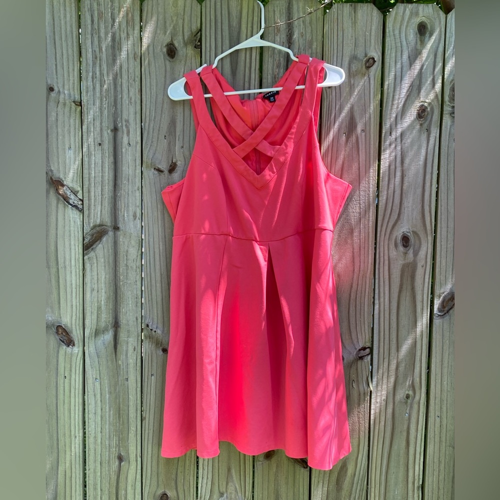 Torrid Vibrant Pink Sleeveless Dress
